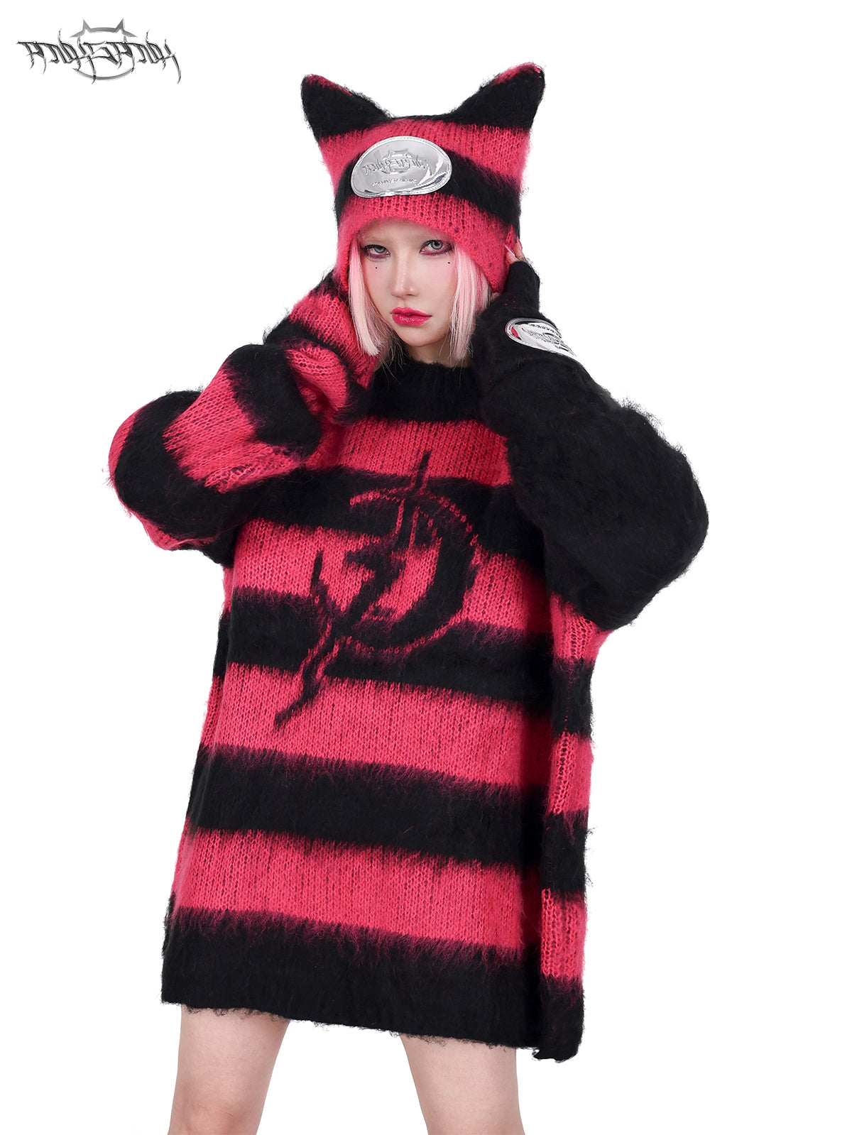 Impact Border Rock Punk losen Pullover