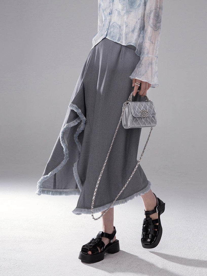 Fog and Cloud Design Skirt