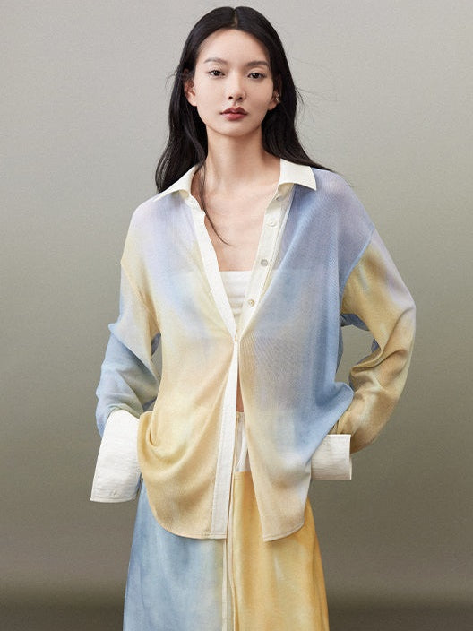 Tidal Blue OverSize Shirt