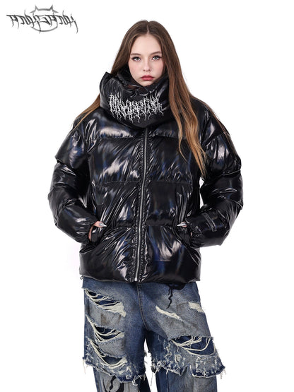 Thorn High Neck Loose Padded Jacket