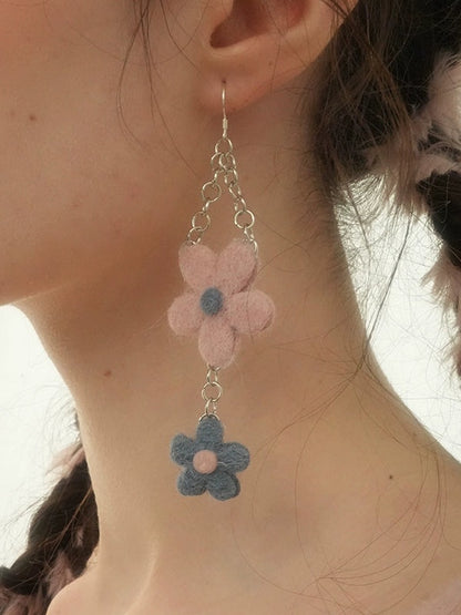 Flower Ribbon Pierce ＆ Earring