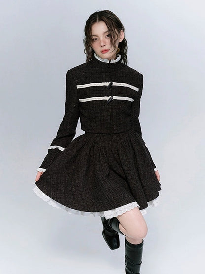 Small Fragrant Style Suspender Skirt