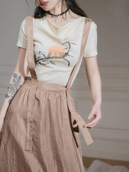 Suspender Long Skirt