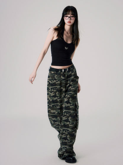 Loose Camouflage Cargo Pants