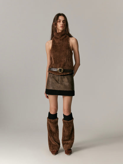 Kni Fur Long Warm Leg-Warmer