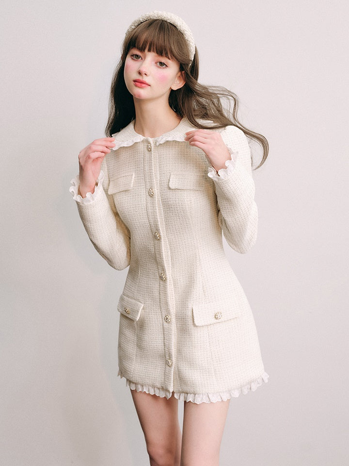 Drene Stitch Small Fragrance Style Classical Robe