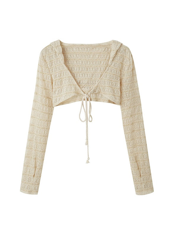 Robe et cardigan à suspension du cou licou et cardigan