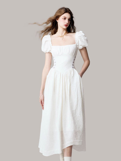 Three-dimensional Jacquard Fairy Long Dress