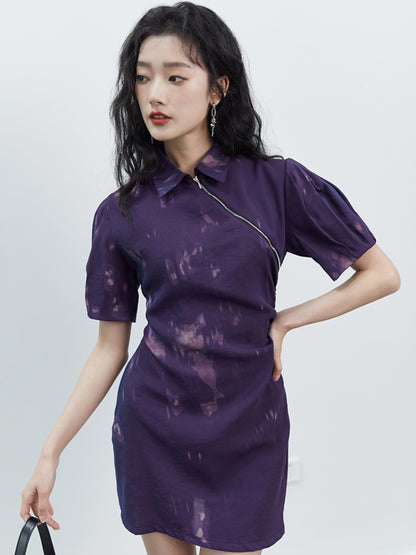 Chinese Style Tie-dye Dress