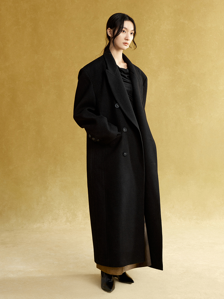 Oversized Long Chester Coat