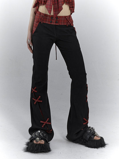 Detachable APRON Casual Pants