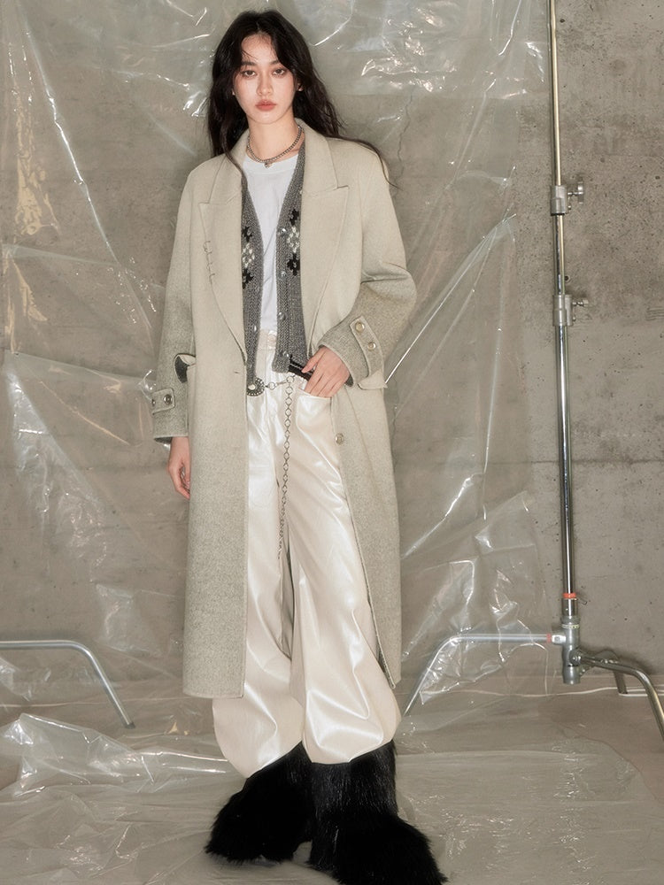 Gradient Mid-length Coat