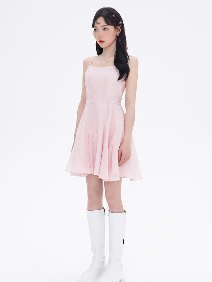 High Waist Strap Suspender Dress ARCANA ARCHIVE