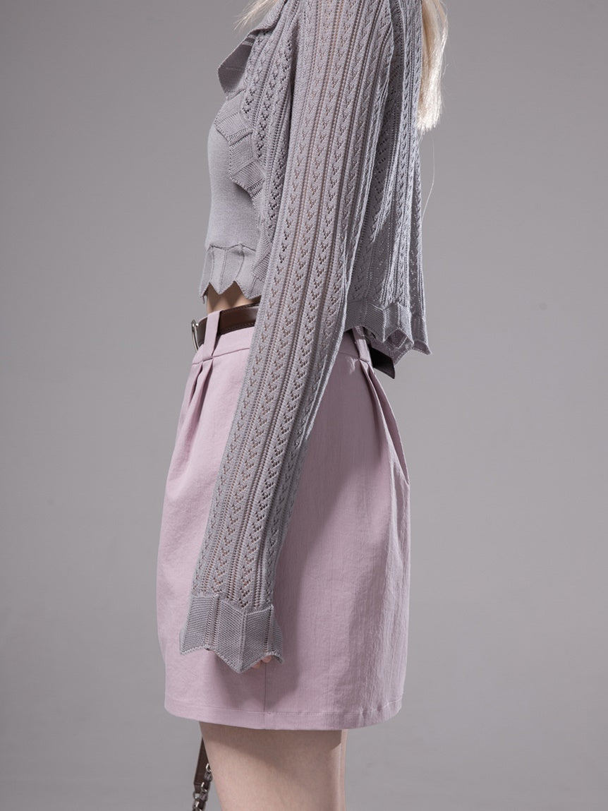 Simple Cocoon Short Skirt – ARCANA ARCHIVE