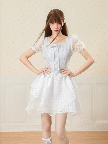 Tulip Jacquard Princess Dress