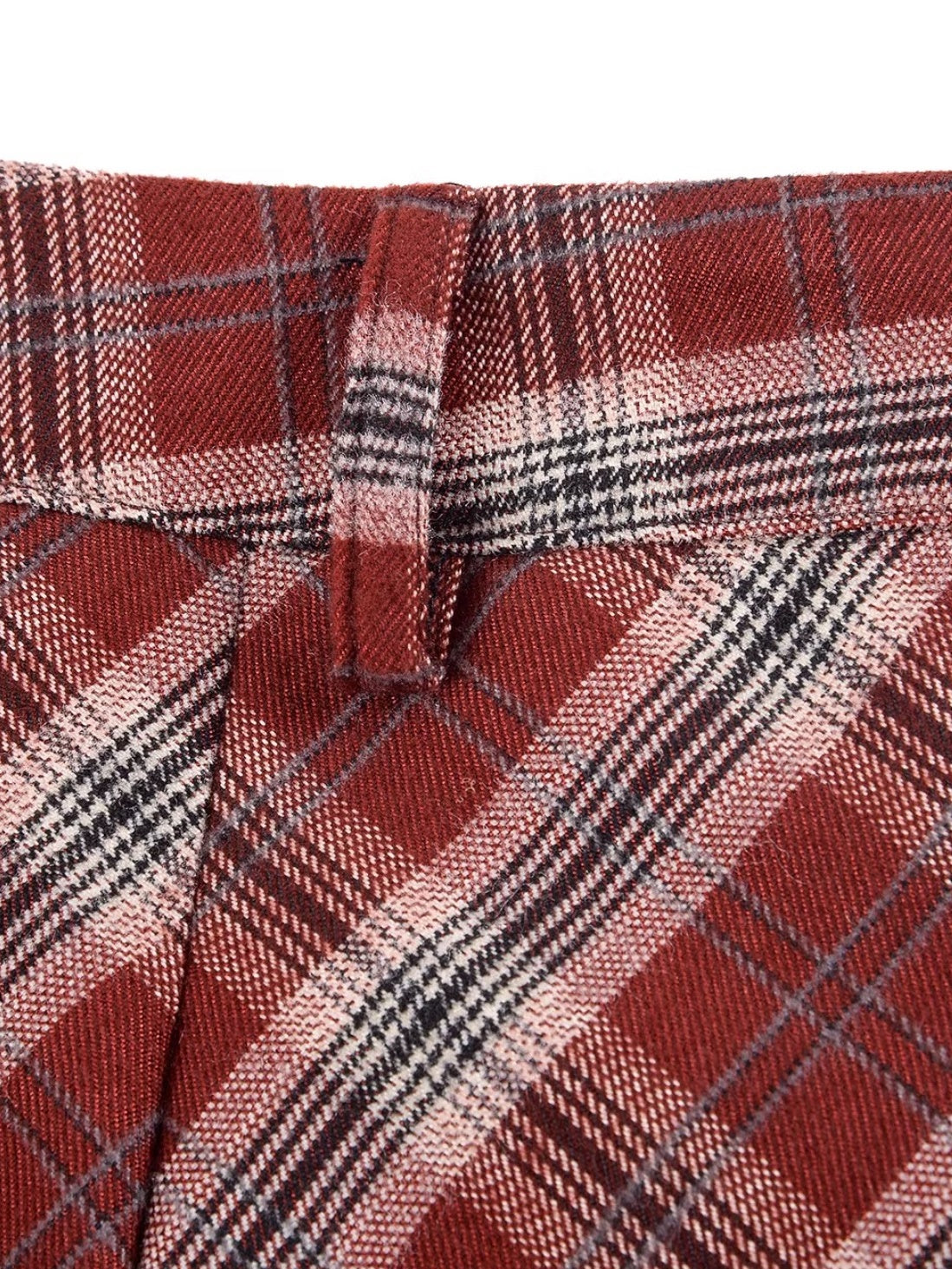 Britisch -College -Plaid -Plaid -Faltenrock