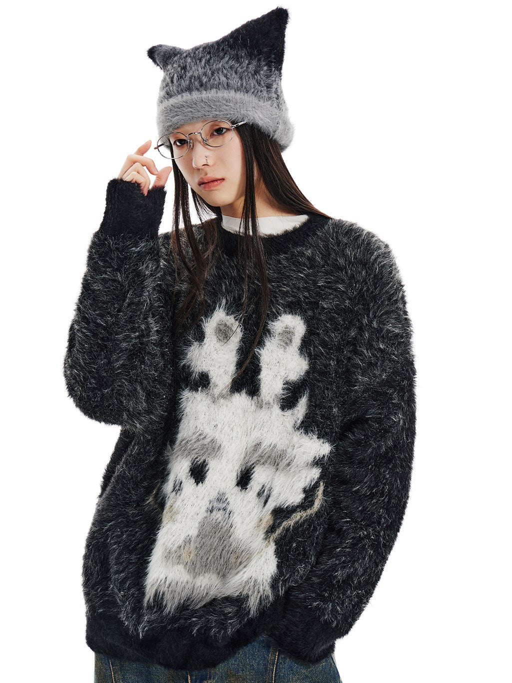 Dragon Loose Pullover Sweater