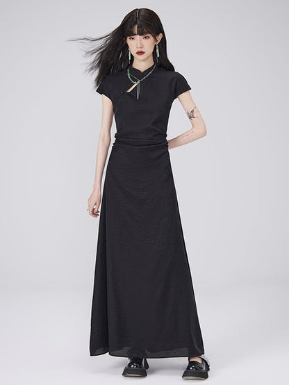 Robe longue chirurgre de style chinois