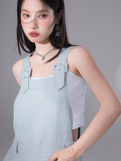 Lace Stitch Summer Overalls