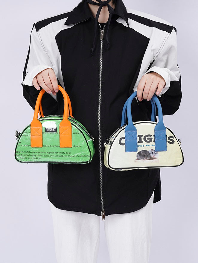 Hit Color Mini Hand Bag