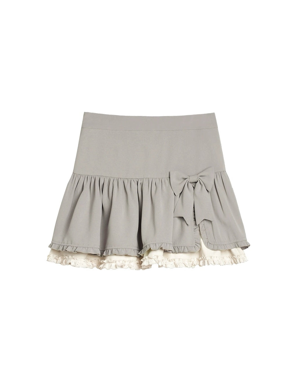 Bow Layered Ruffle Cake Skirt