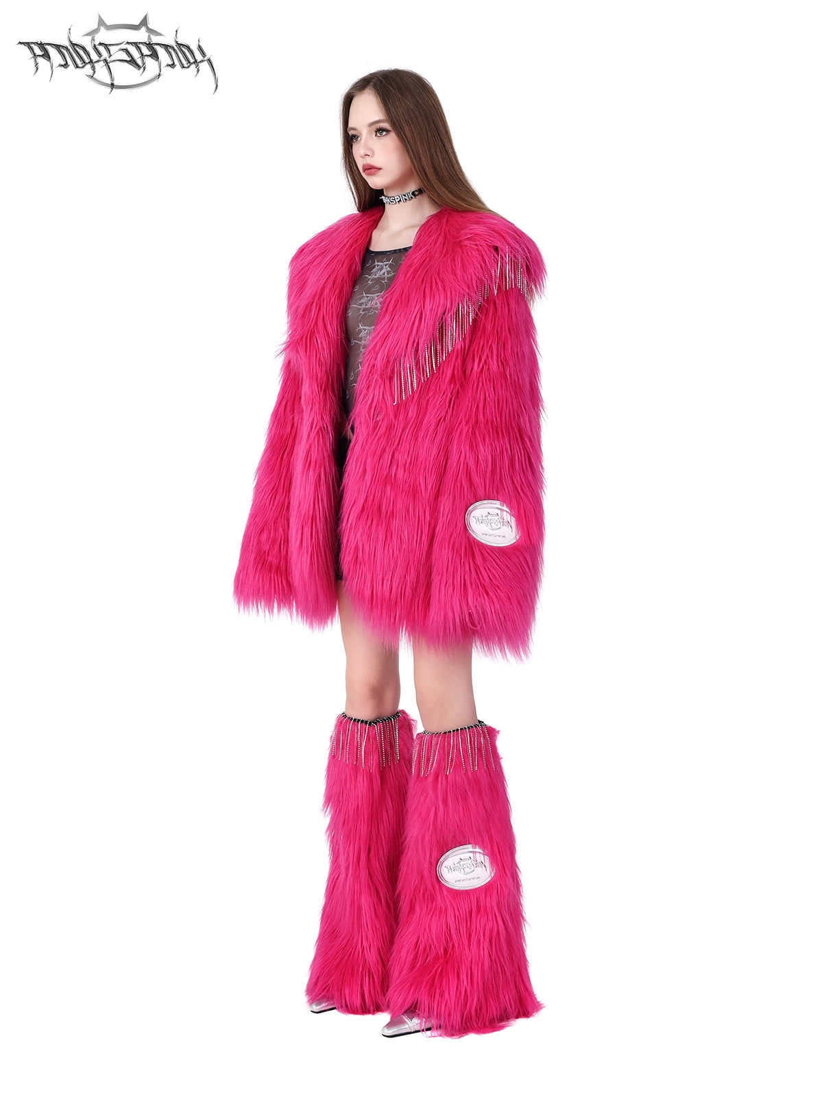 Eco-Friendly Long Hair Fur Jacket