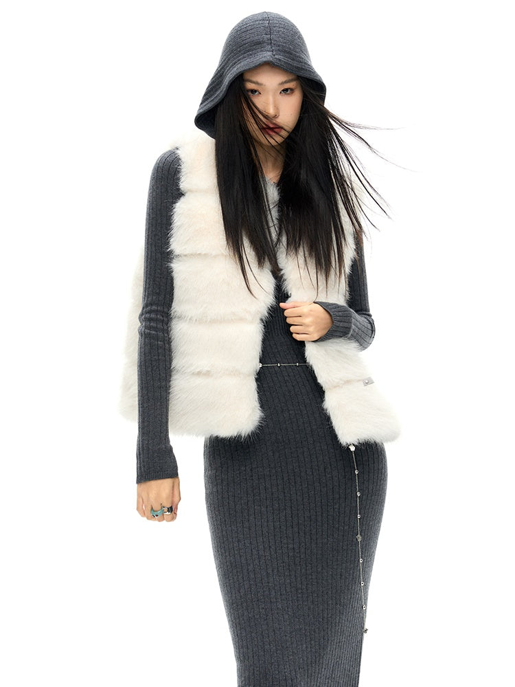 Elegance Quilted Eco-friendly Fur Coat