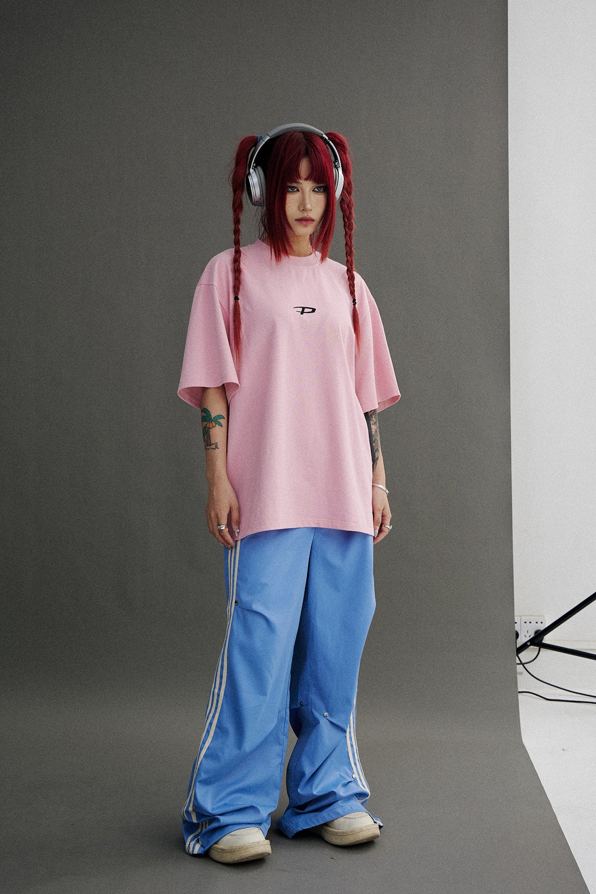 Side Line Loose Track Pants