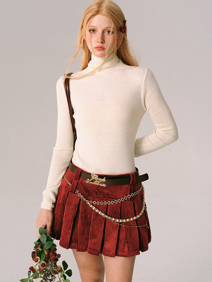 Soft Turtleneck Knitted Sweater