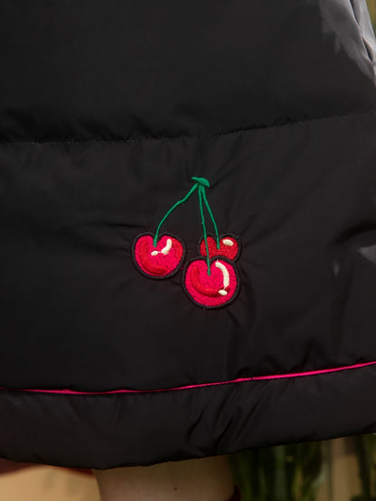 Cherry Broidery Down Jacket &amp; Jirt