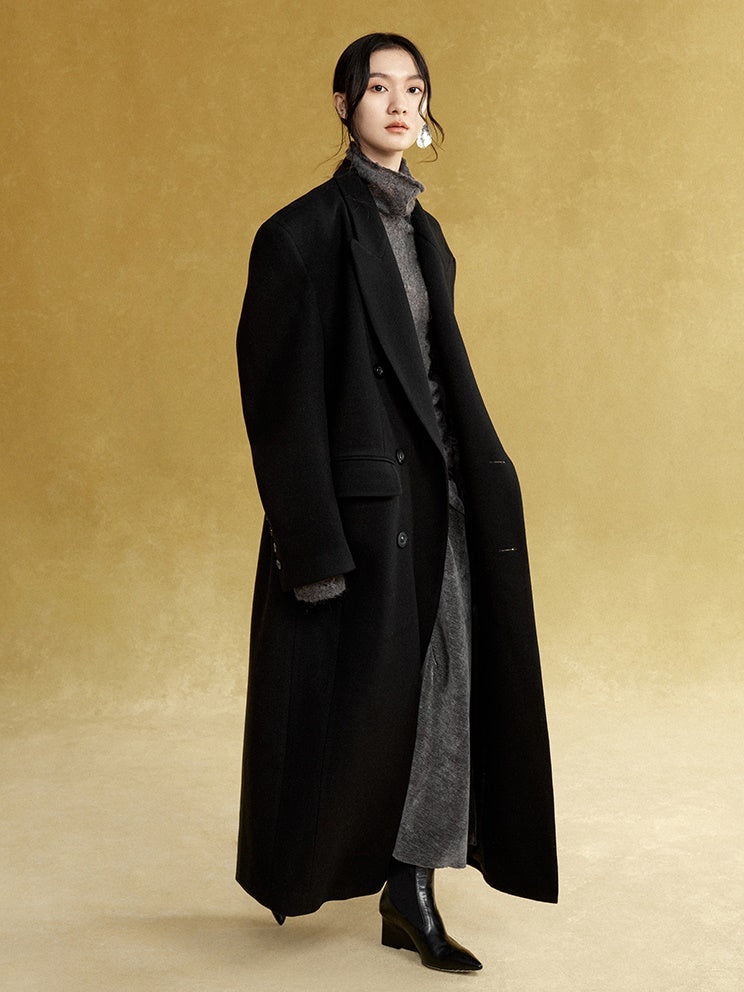 Oversized Long Chester Coat