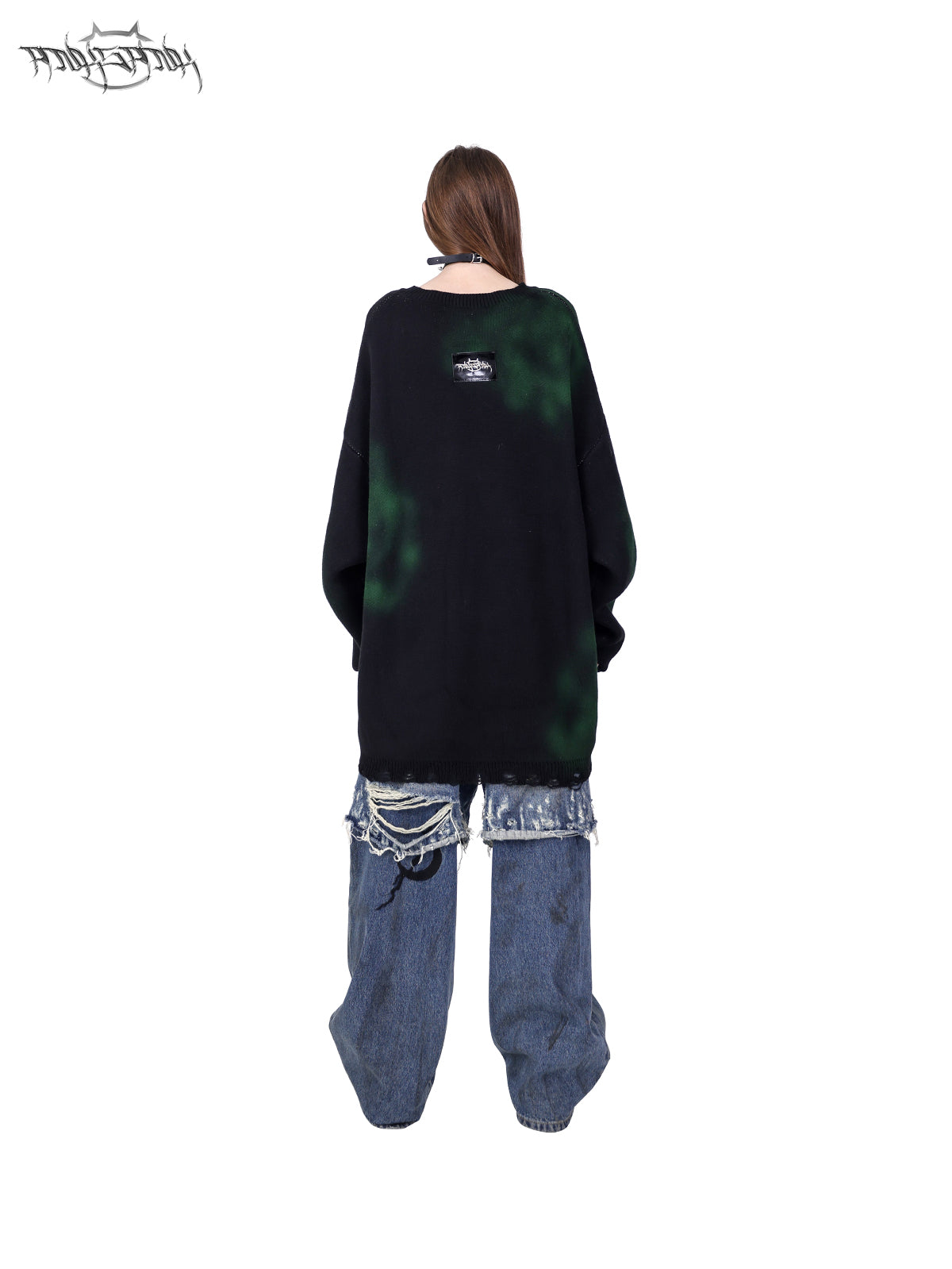 Moon Graffiti OverSize Street Sweater