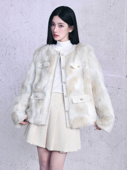 Eco-friendly Fur Plush Jacket