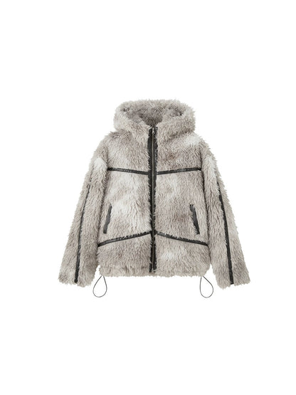 Rabbit Ears Eco-friendly Fur Jacket