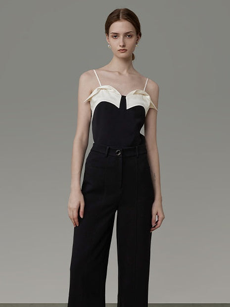 Sticking Contrasting Farb Camisole