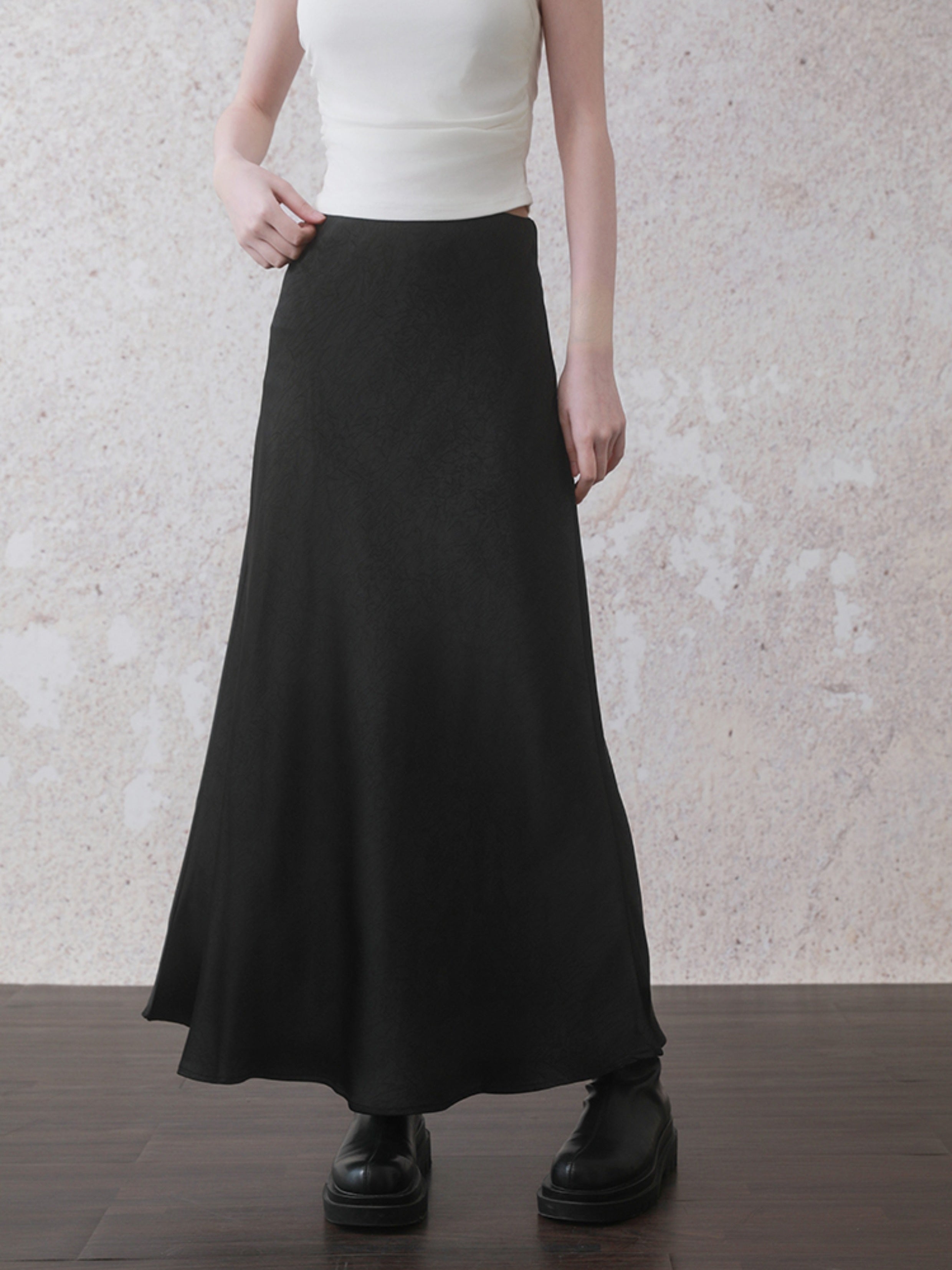 Washer Mermaid Long Skirt