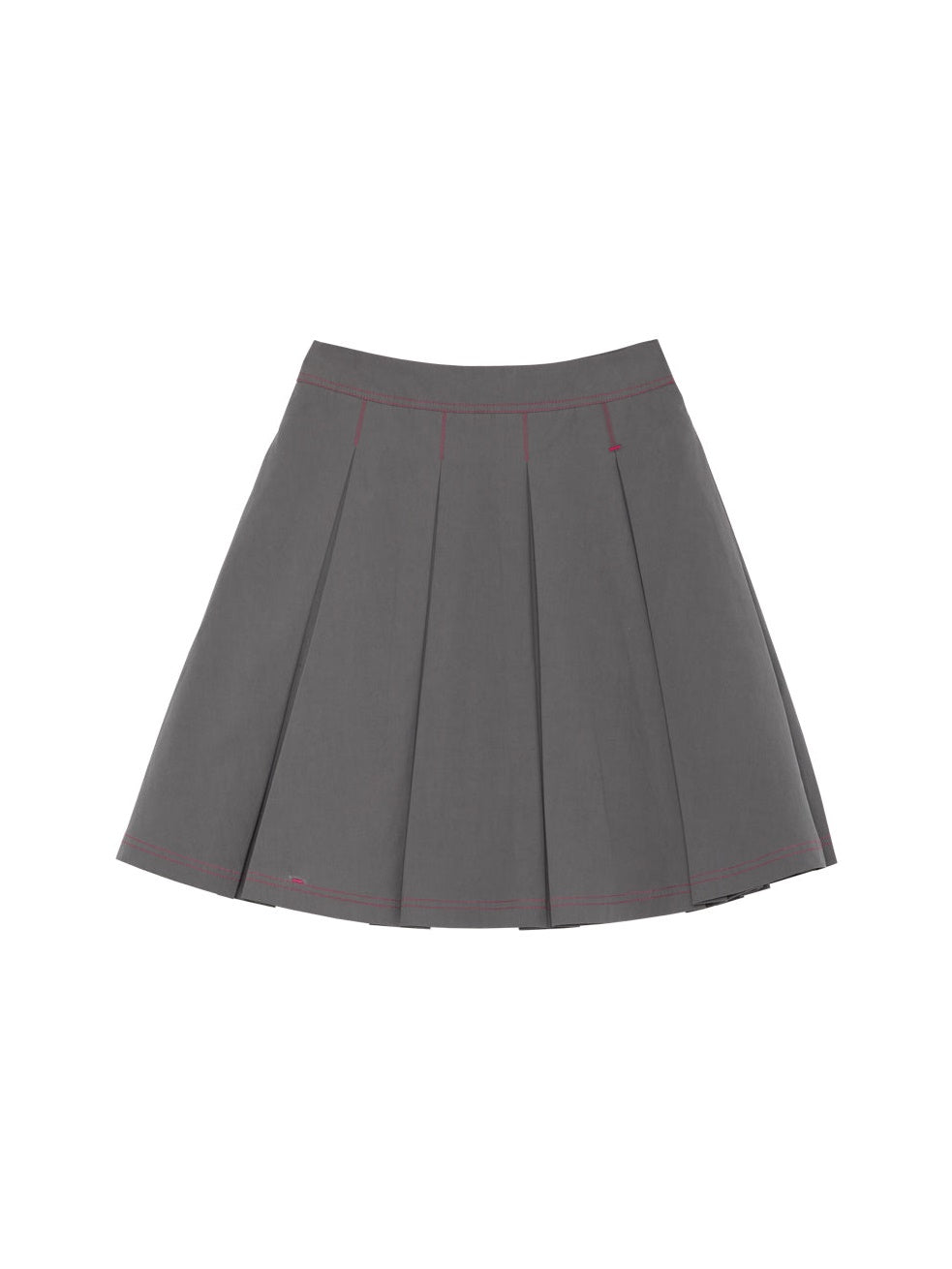 Pleated Puffy A-line Skirt