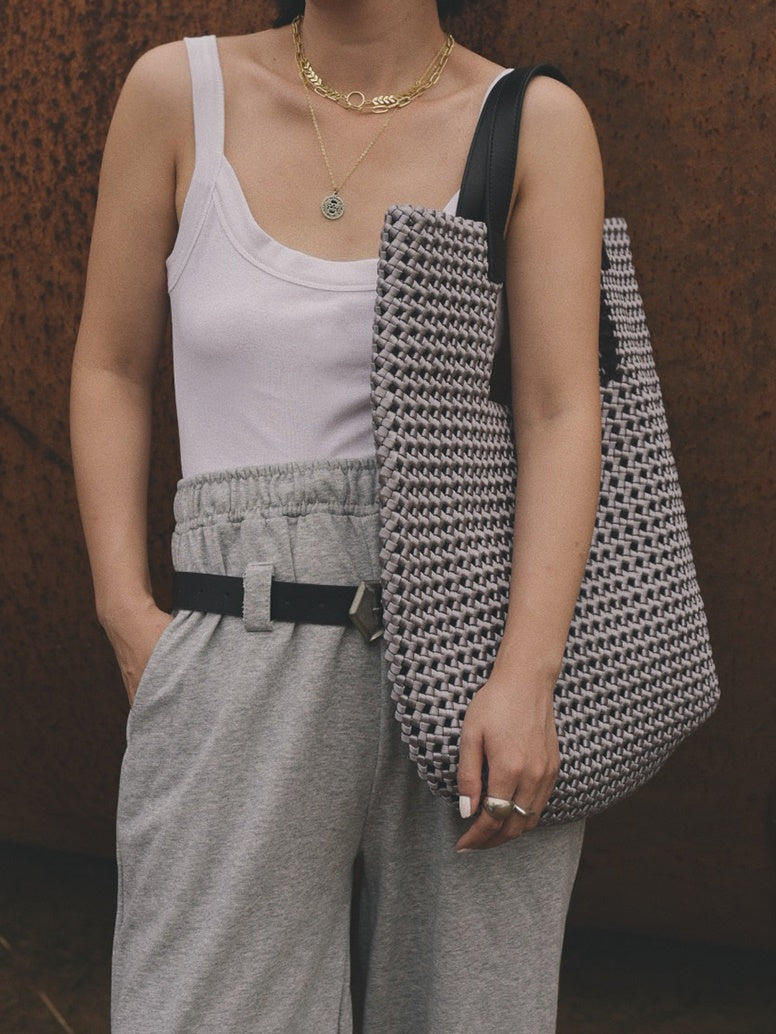 Woven Large Tote Bag