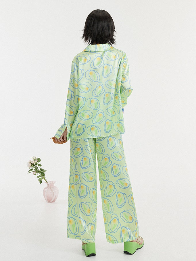 Tulip Print Pajamas