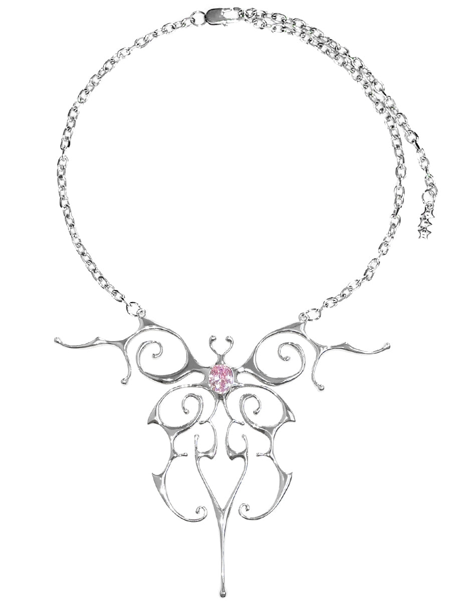 Collier magique de papillon Nichi en pierre