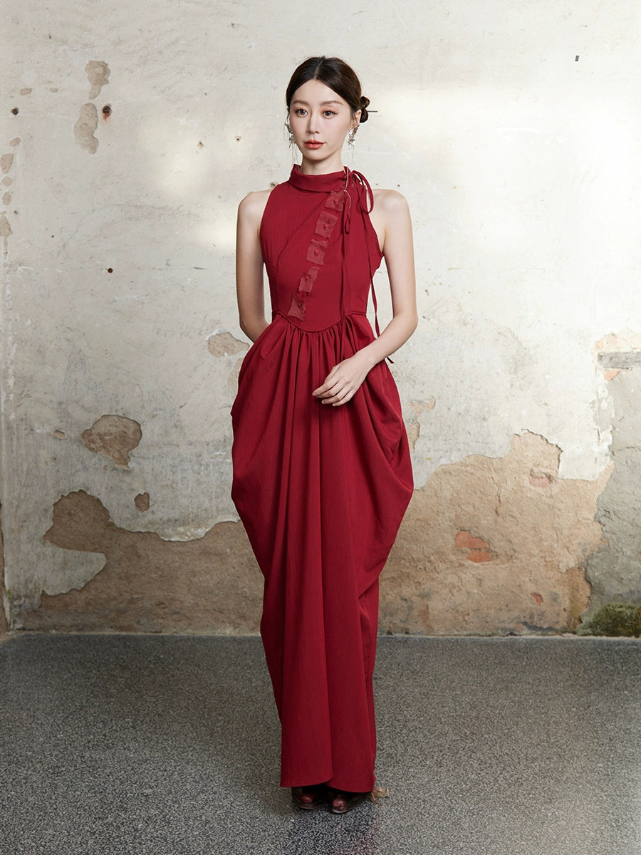 Chinese Style Sleeveless Fairy Dress