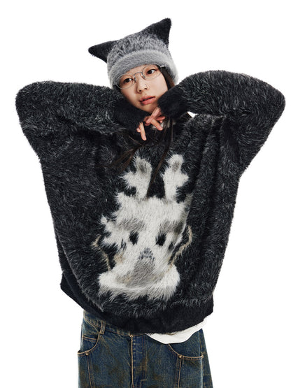 Dragon Loose Pullover Sweater