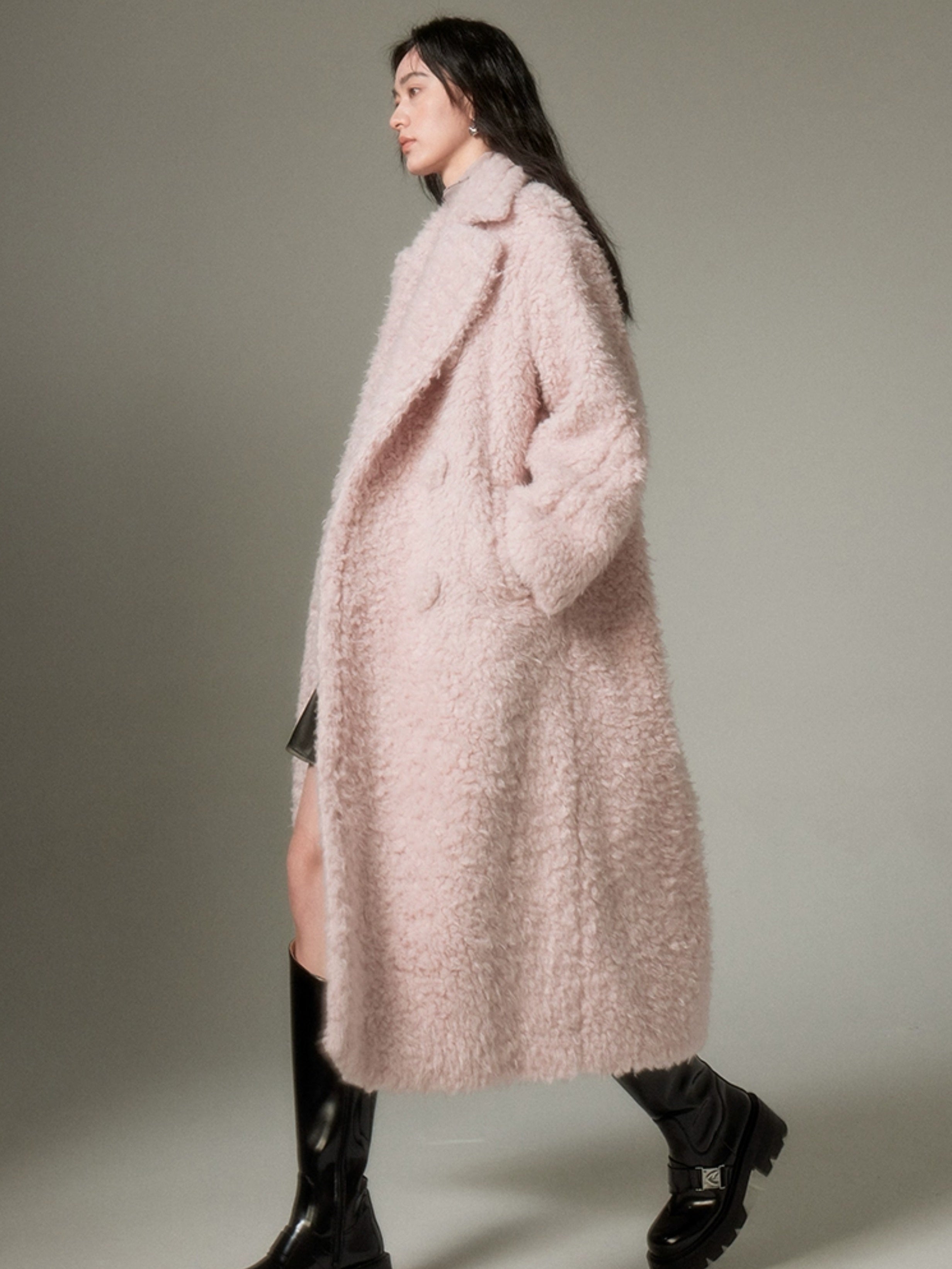 Eco-friendly Mid-length Woolen Coat