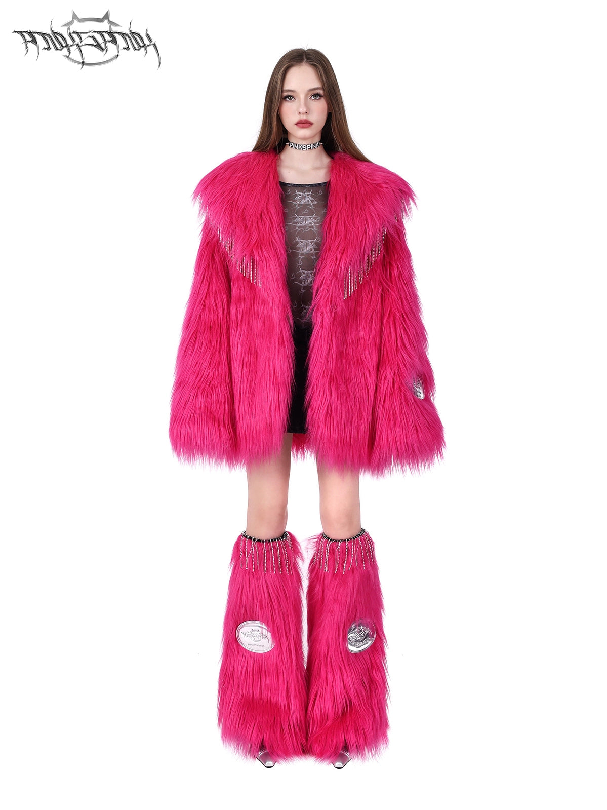 Eco-Friendly Long Hair Fur Jacket