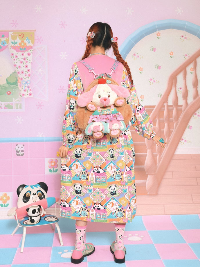 Plush Dog Cute Doll Backpack