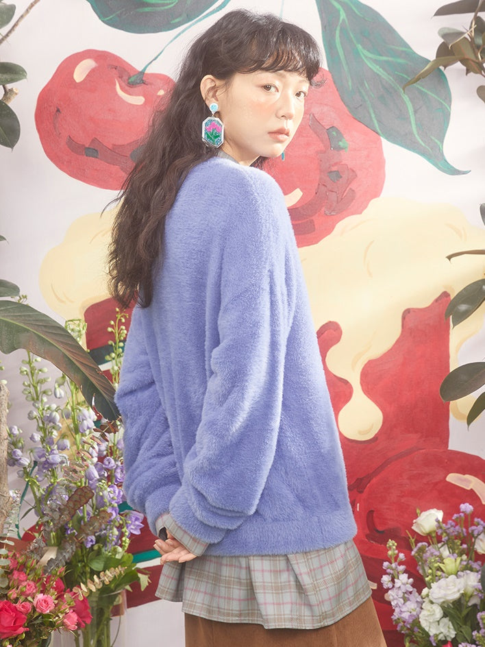 Tulips Jacquard Loose Sweater