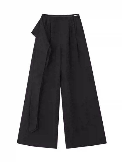 Straight Wrap Retro Loose Classy Wide-Pants