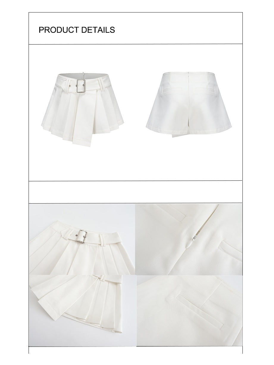 PLEATED MINI CULOTTES