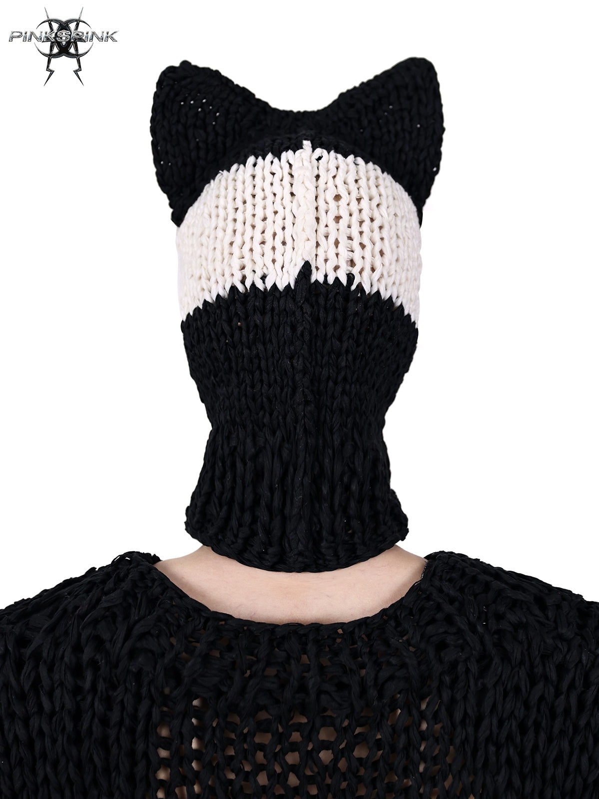 Cat Ear Border Hood Beanie