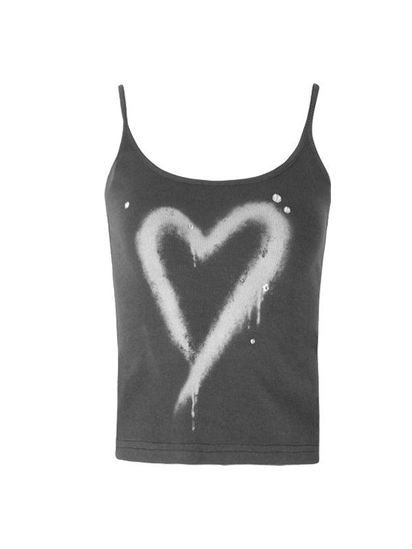 Love Print Slim Fit Camisole